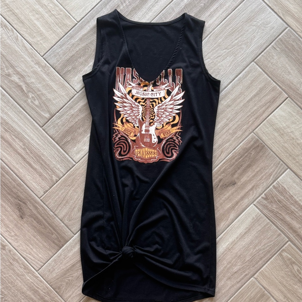 Nashville Music Tank Dress - Gem